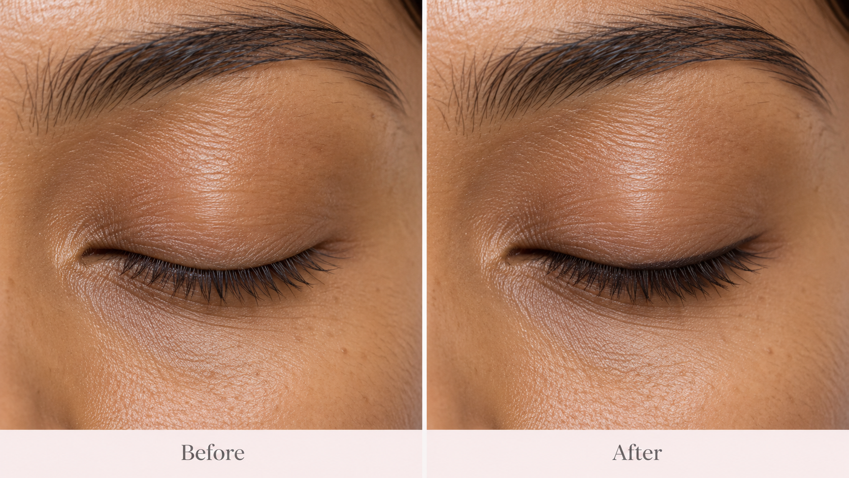 Permanent Eyeliner — before and after