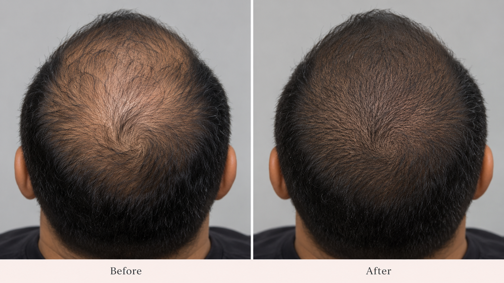 Scalp Micropigmentation — before and after